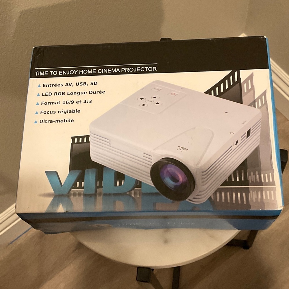 White Home Cinema Projector